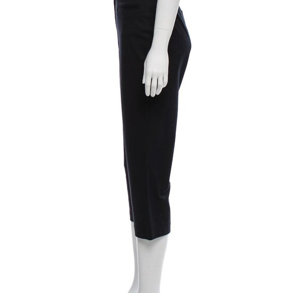 ST. JOHN COLLECTION (Designer) Black Capri Pants Stretch Comfort Casual Size 8 - Picture 2 of 7